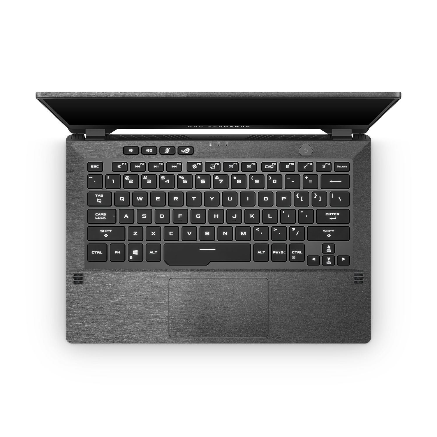 Asus Zephyrus G14 2021 Professional Interior Brushed Black Skin Wrap Cover