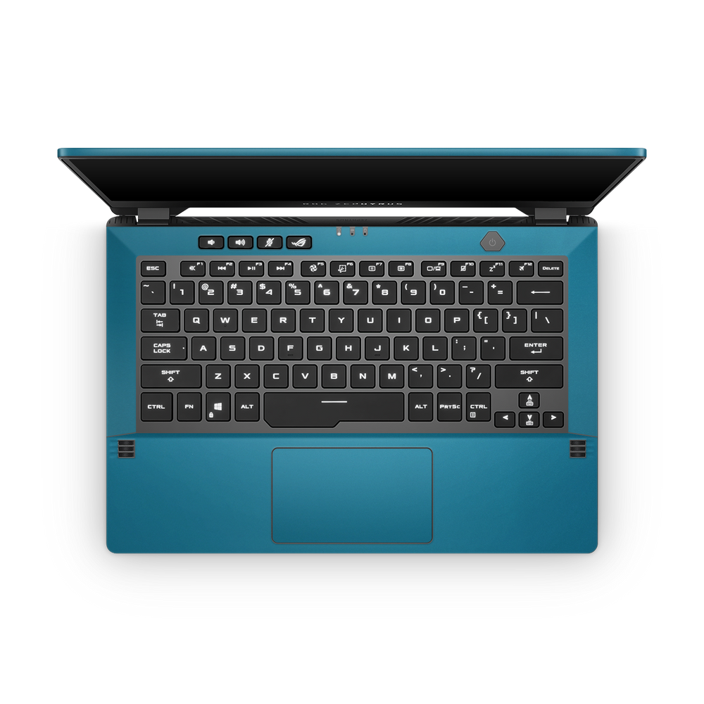 Asus Zephyrus G14 2021 Professional Interior Satin Ocean Shimmer Skin Wrap Cover