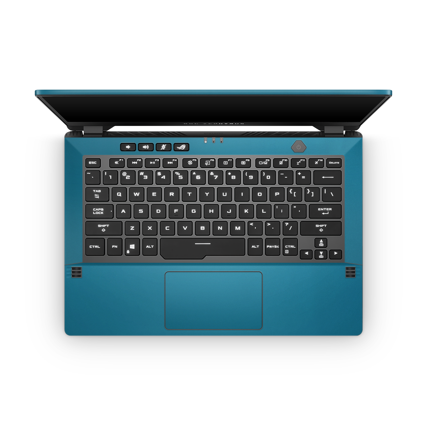 Asus Zephyrus G14 2021 Professional Interior Satin Ocean Shimmer Skin Wrap Cover