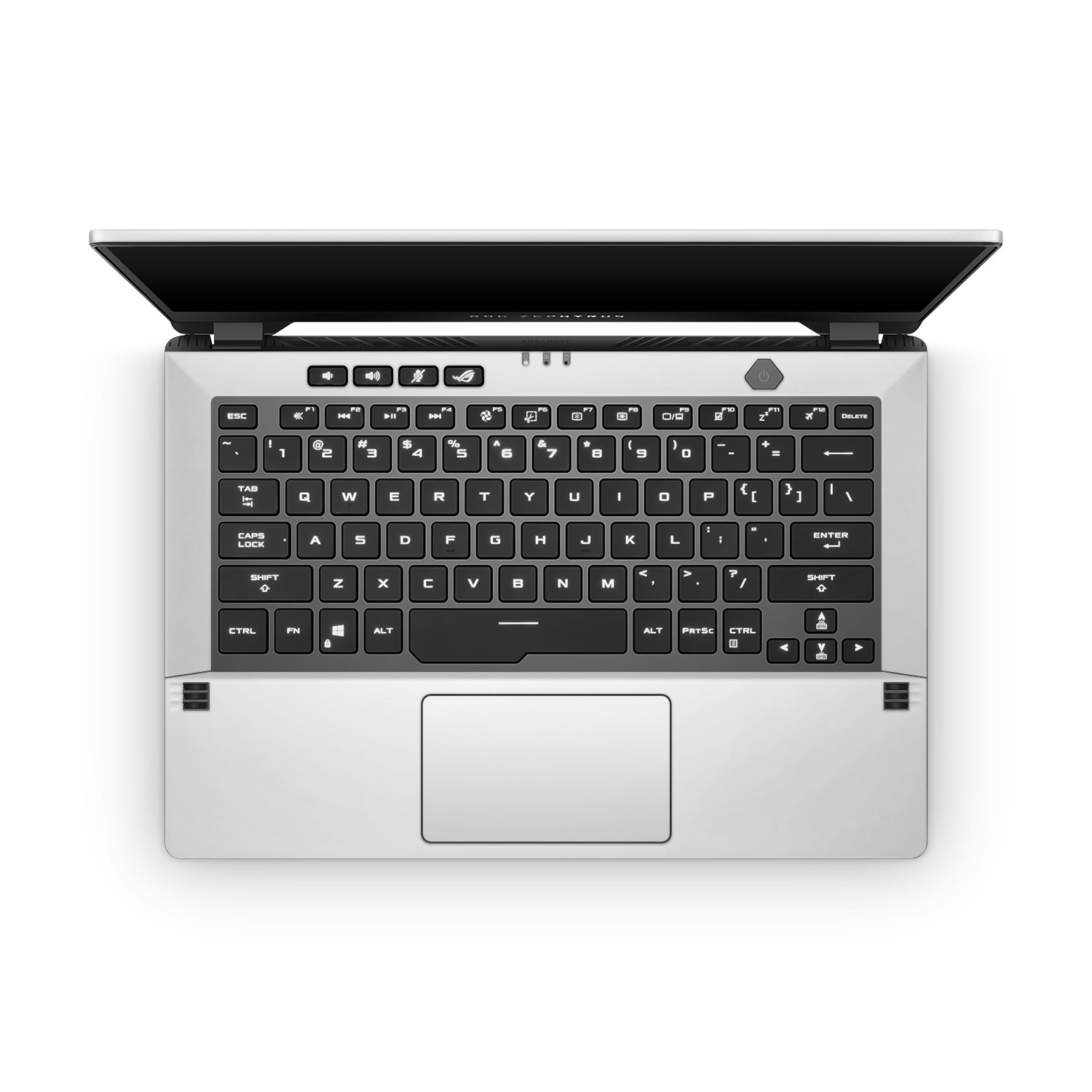 Asus Zephyrus G14 2021 Professional Interior Satin White Skin Wrap Cover
