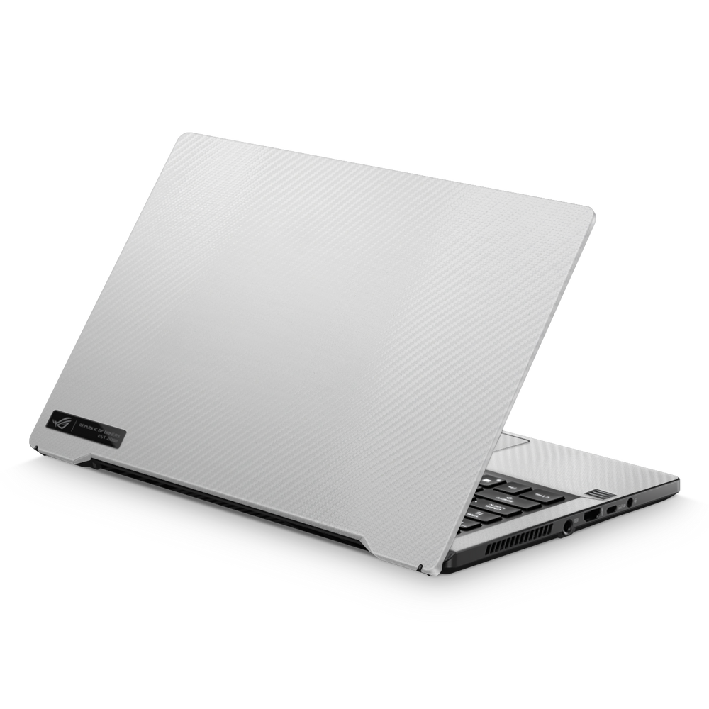 Asus Zephyrus G14 2021 Professional White Carbon Fiber Skin Wrap Cover