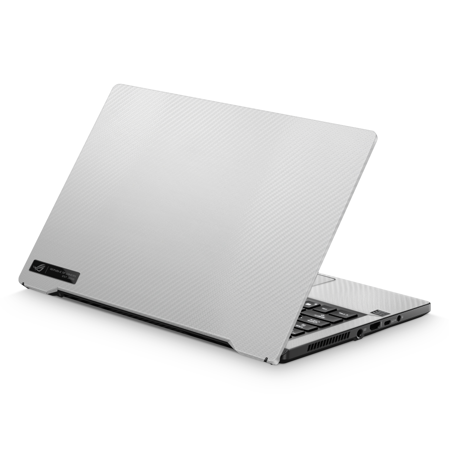Asus Zephyrus G14 2021 Professional White Carbon Fiber Skin Wrap Cover