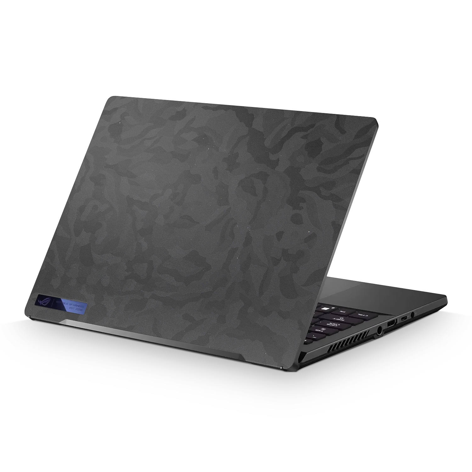 Asus Zephyrus G14 2022 Essentials Black Camo Skin Wrap Cover