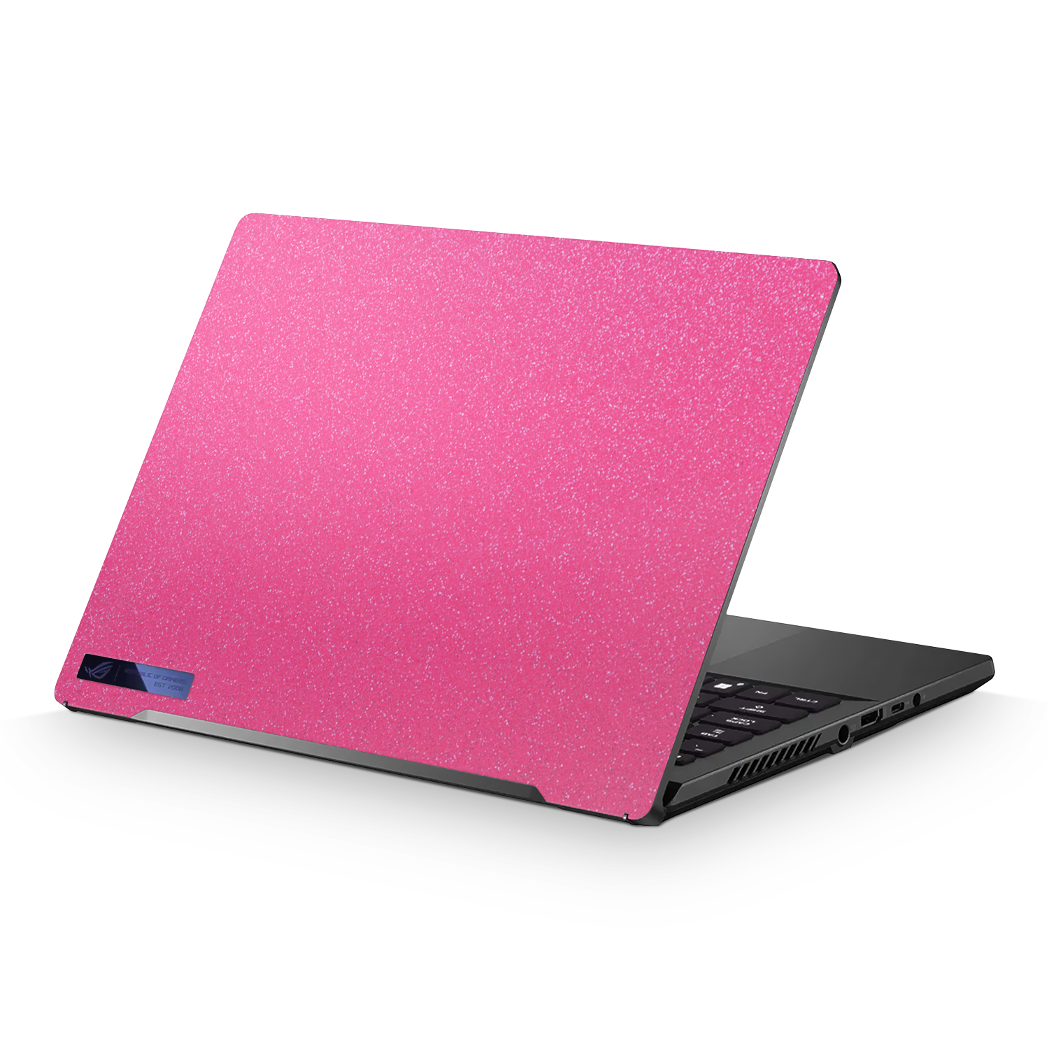 Asus Zephyrus G14 2022 Essentials Pink Glitterbomb Skin Wrap Cover
