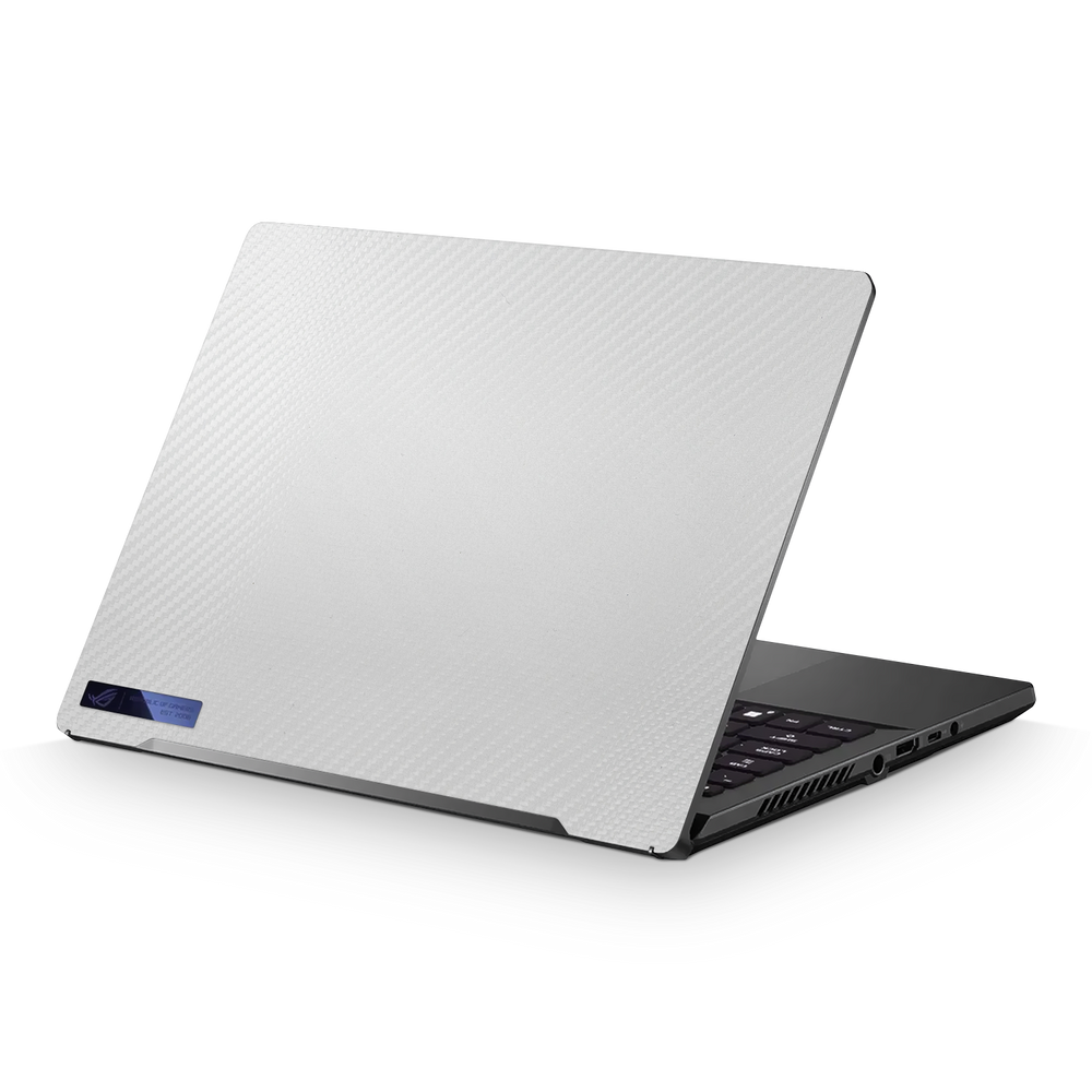 Asus Zephyrus G14 2022 Essentials White Carbon Fiber Skin Wrap Cover