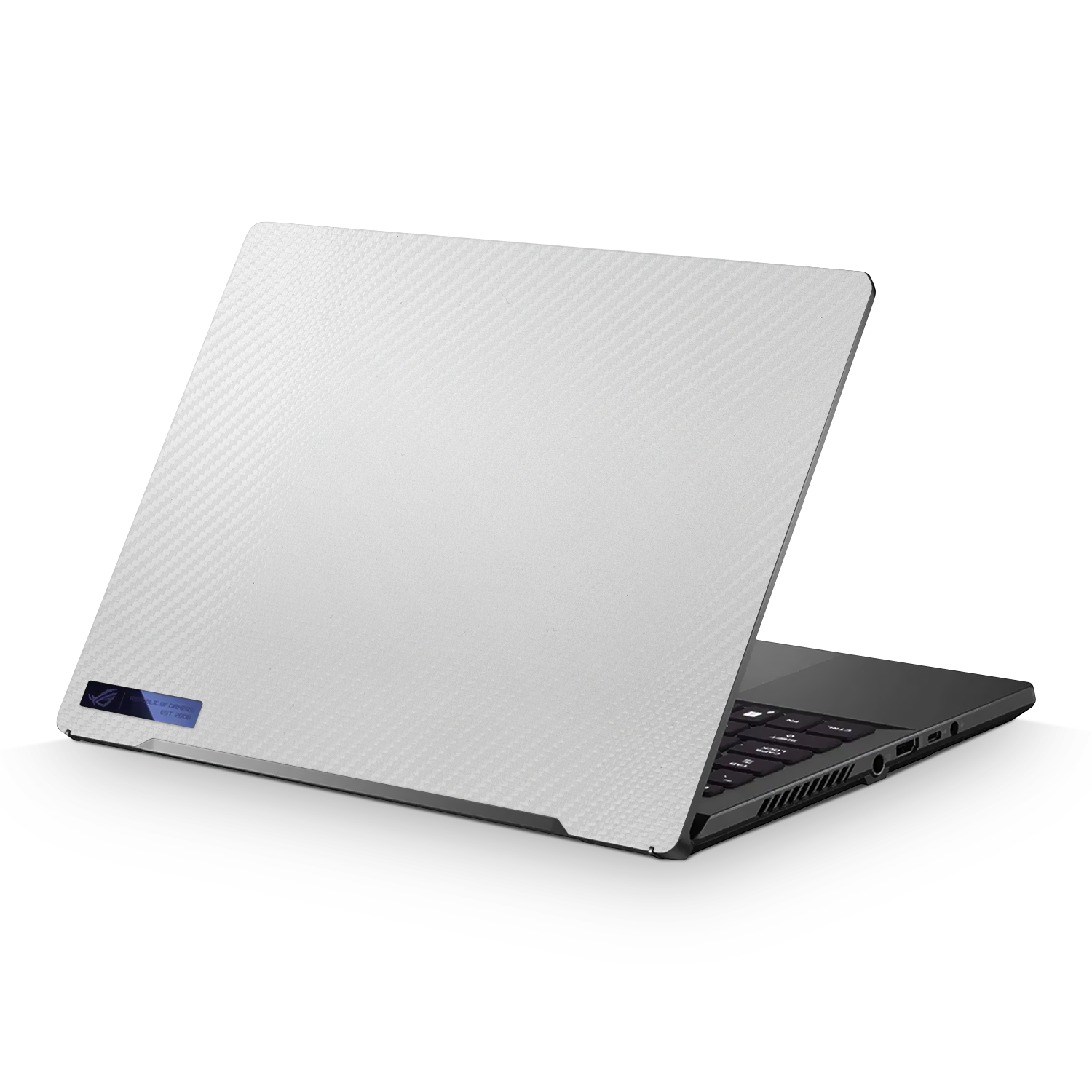 Asus Zephyrus G14 2022 Essentials White Carbon Fiber Skin Wrap Cover