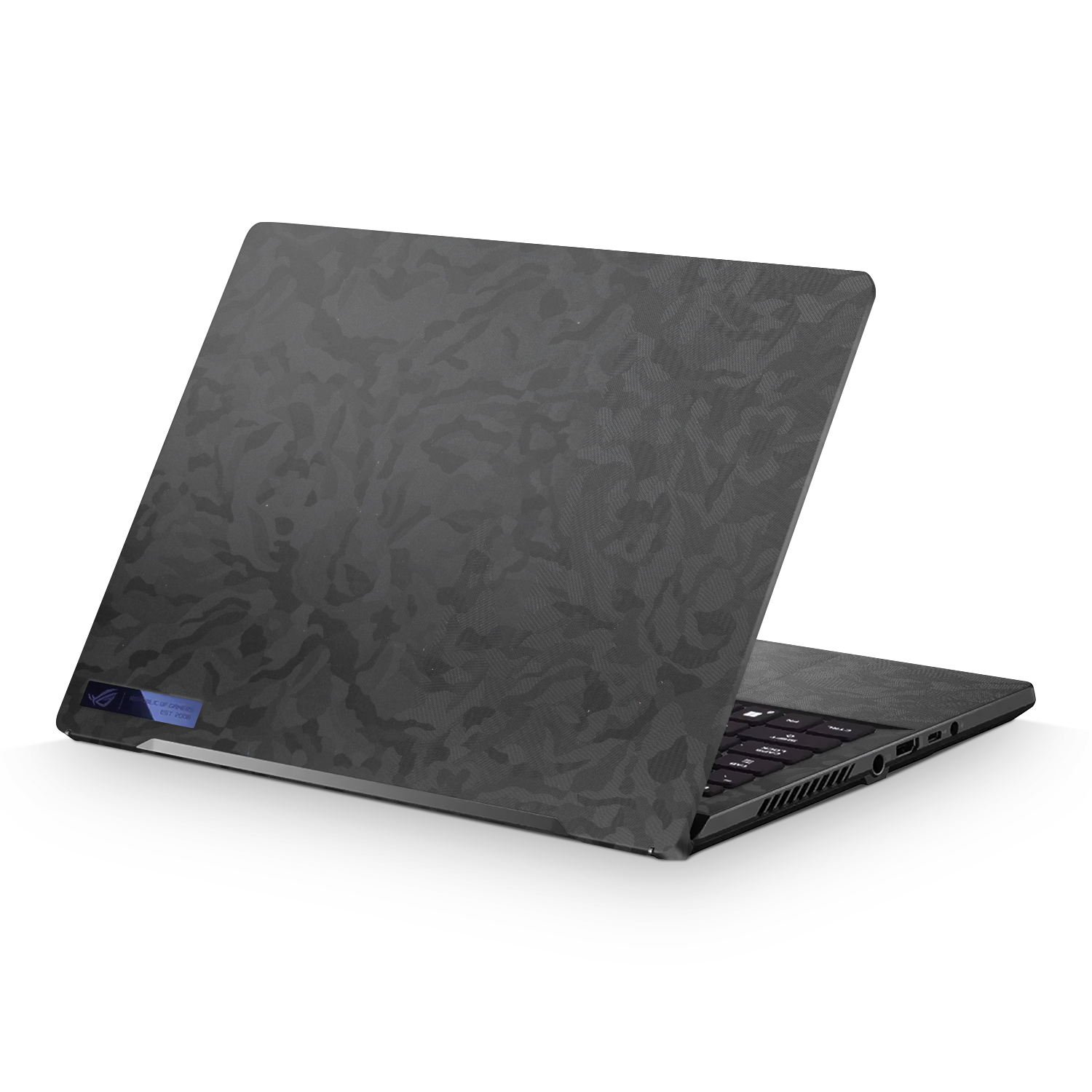Asus Zephyrus G14 2022 Professional Black Camo Skin Wrap Cover