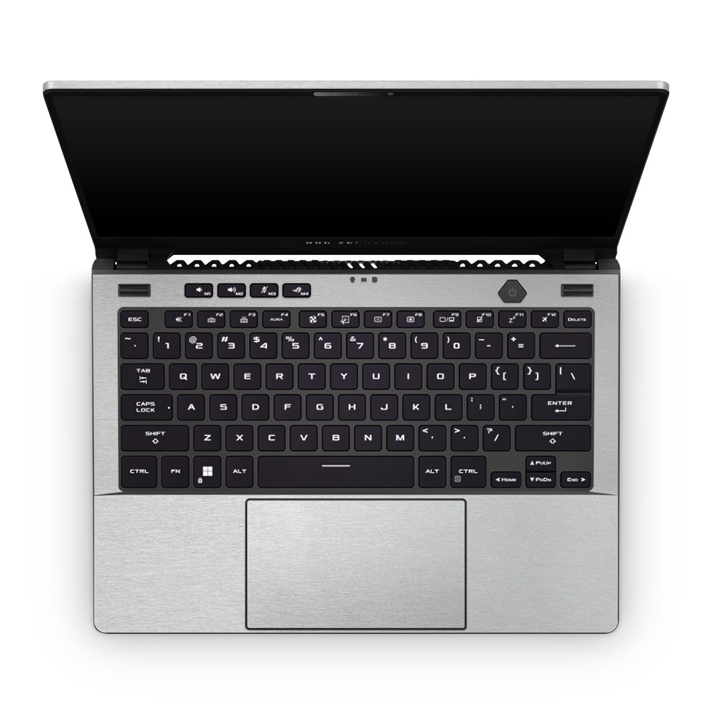 Asus Zephyrus G14 2022 Professional Interior Brushed Aluminum Skin Wrap Cover