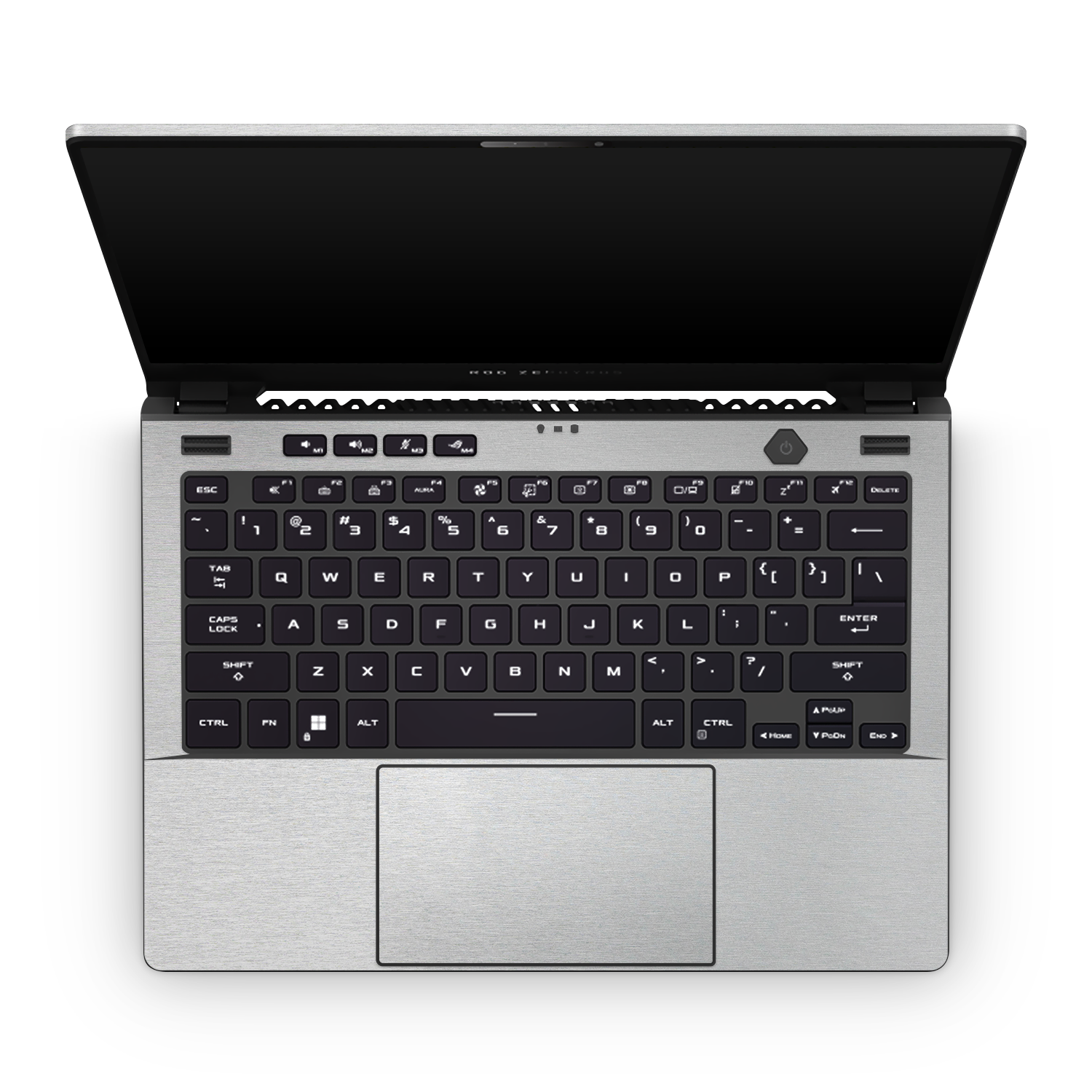 Asus Zephyrus G14 2022 Professional Interior Brushed Aluminum Skin Wrap Cover