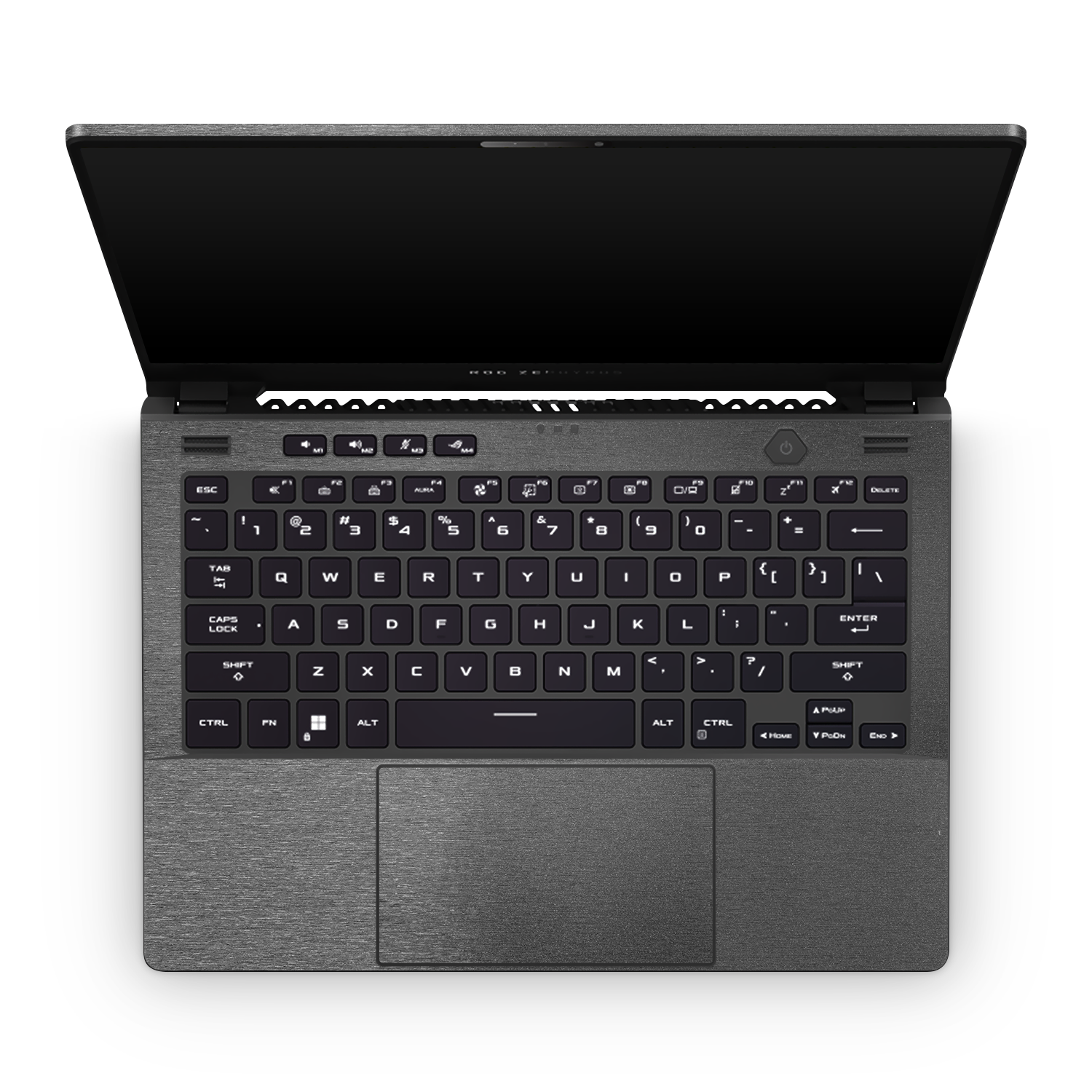 Asus Zephyrus G14 2022 Professional Interior Brushed Black Skin Wrap Cover