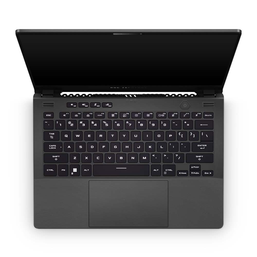 Asus Zephyrus G14 2022 Professional Interior Matte Black Skin Wrap Cover