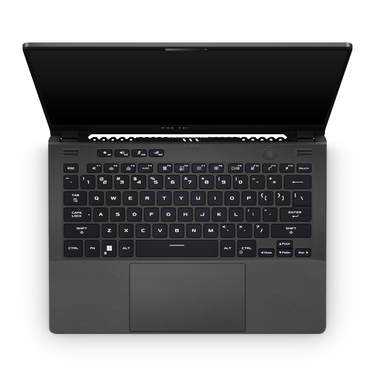 Asus Zephyrus G14 2022 Professional Interior Matte Black Skin Wrap Cover