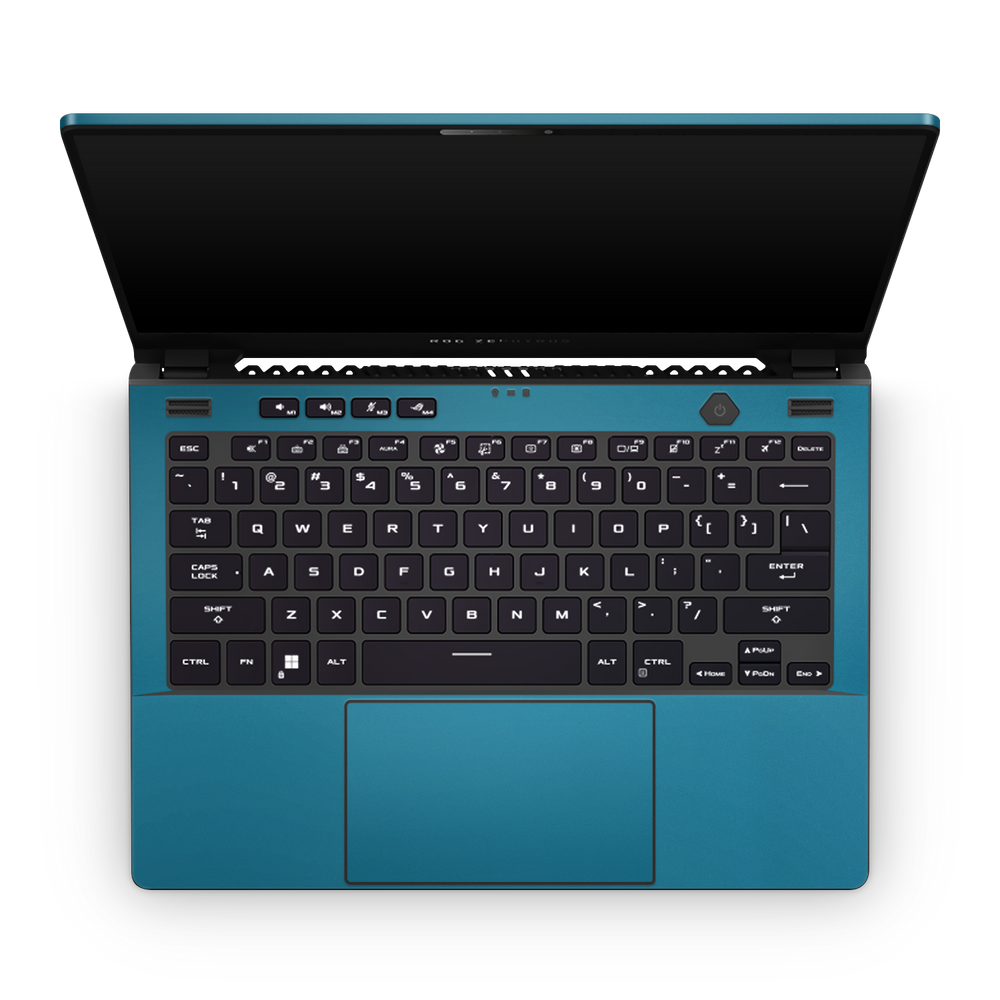 Asus Zephyrus G14 2022 Professional Interior Satin Ocean Shimmer Skin Wrap Cover