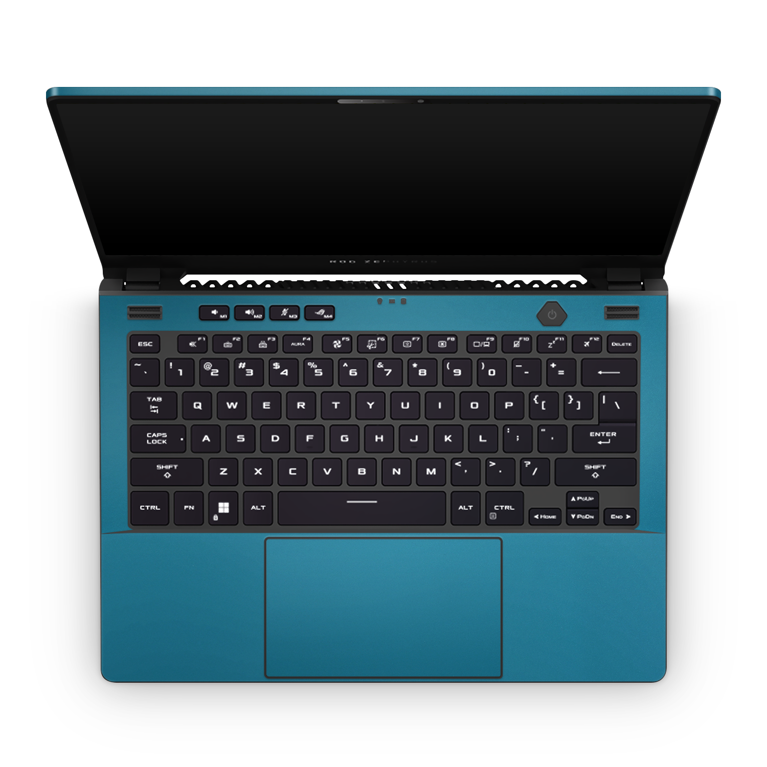 Asus Zephyrus G14 2022 Professional Interior Satin Ocean Shimmer Skin Wrap Cover