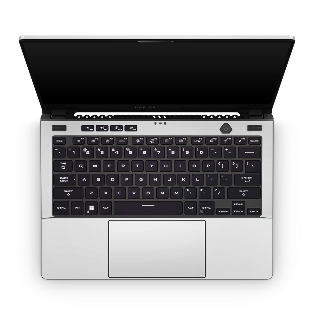 Asus Zephyrus G14 2022 Professional Interior Satin White Skin Wrap Cover