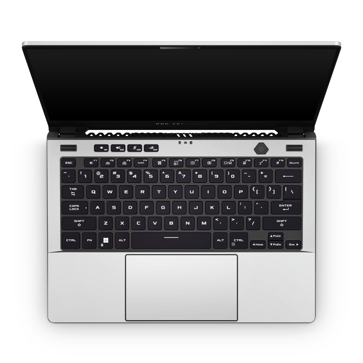 Asus Zephyrus G14 2022 Professional Interior Satin White Skin Wrap Cover