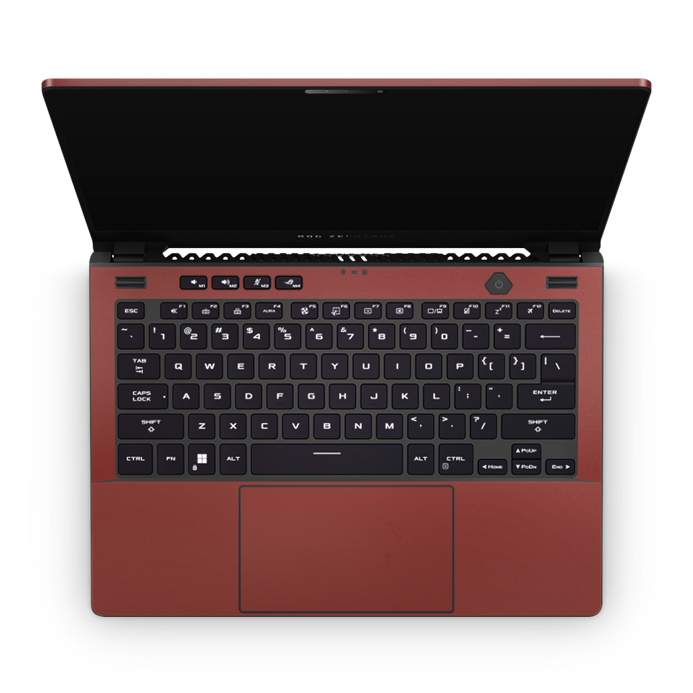 Asus Zephyrus G14 2022 Professional Interior Vampire Red Skin Wrap Cover