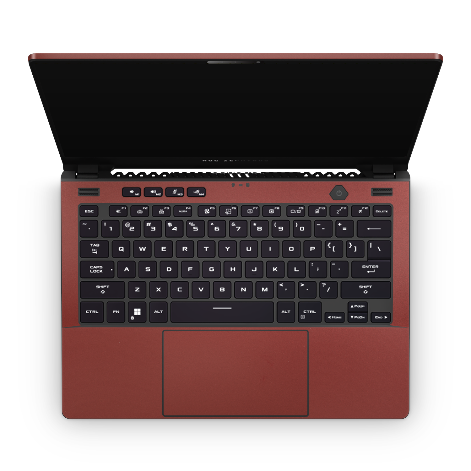 Asus Zephyrus G14 2022 Professional Interior Vampire Red Skin Wrap Cover