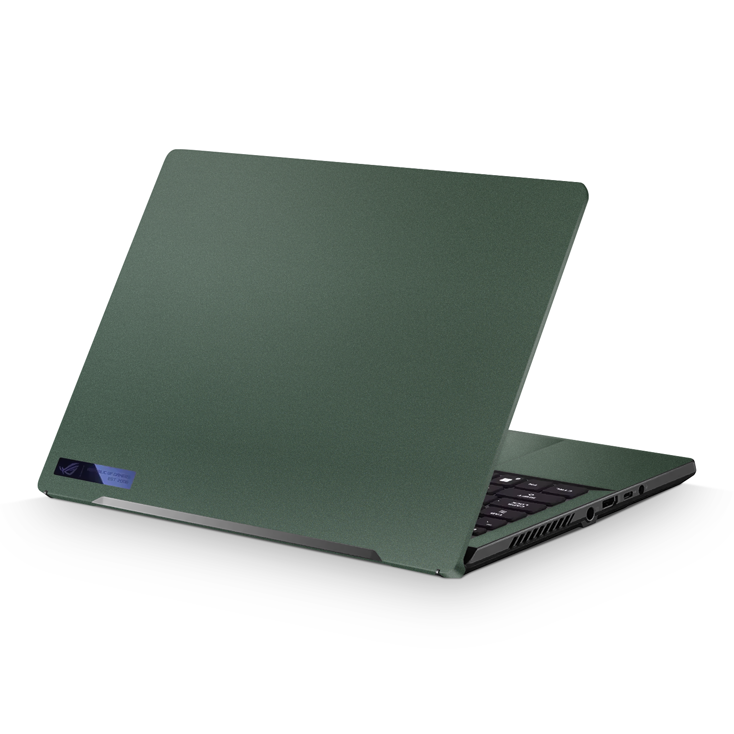 Asus Zephyrus G14 2022 Professional Matte Green Metallic Skin Wrap Cover