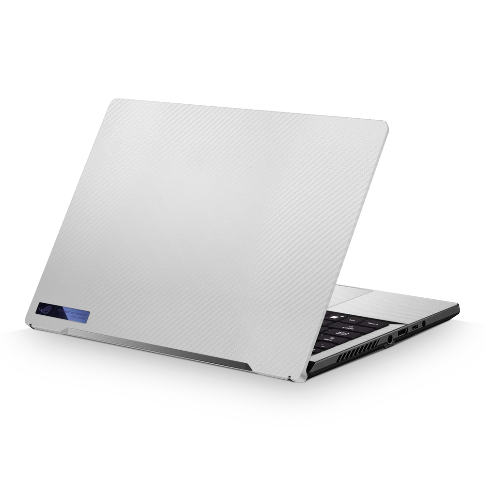 Asus Zephyrus G14 2022 Professional White Carbon Fiber Skin Wrap Cover