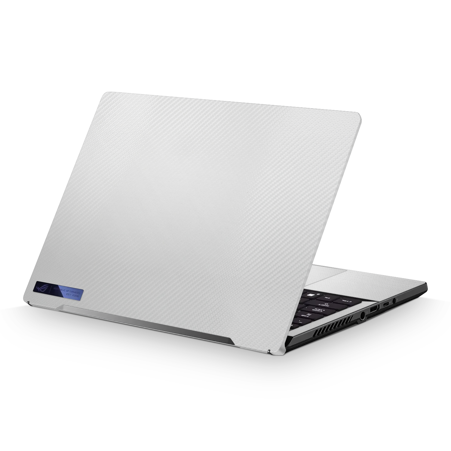 Asus Zephyrus G14 2022 Professional White Carbon Fiber Skin Wrap Cover