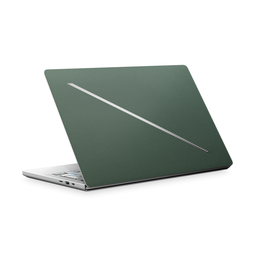 Asus Zephyrus G14 2024-2025 Essentials Matte Green Metallic Skin Wrap Cover