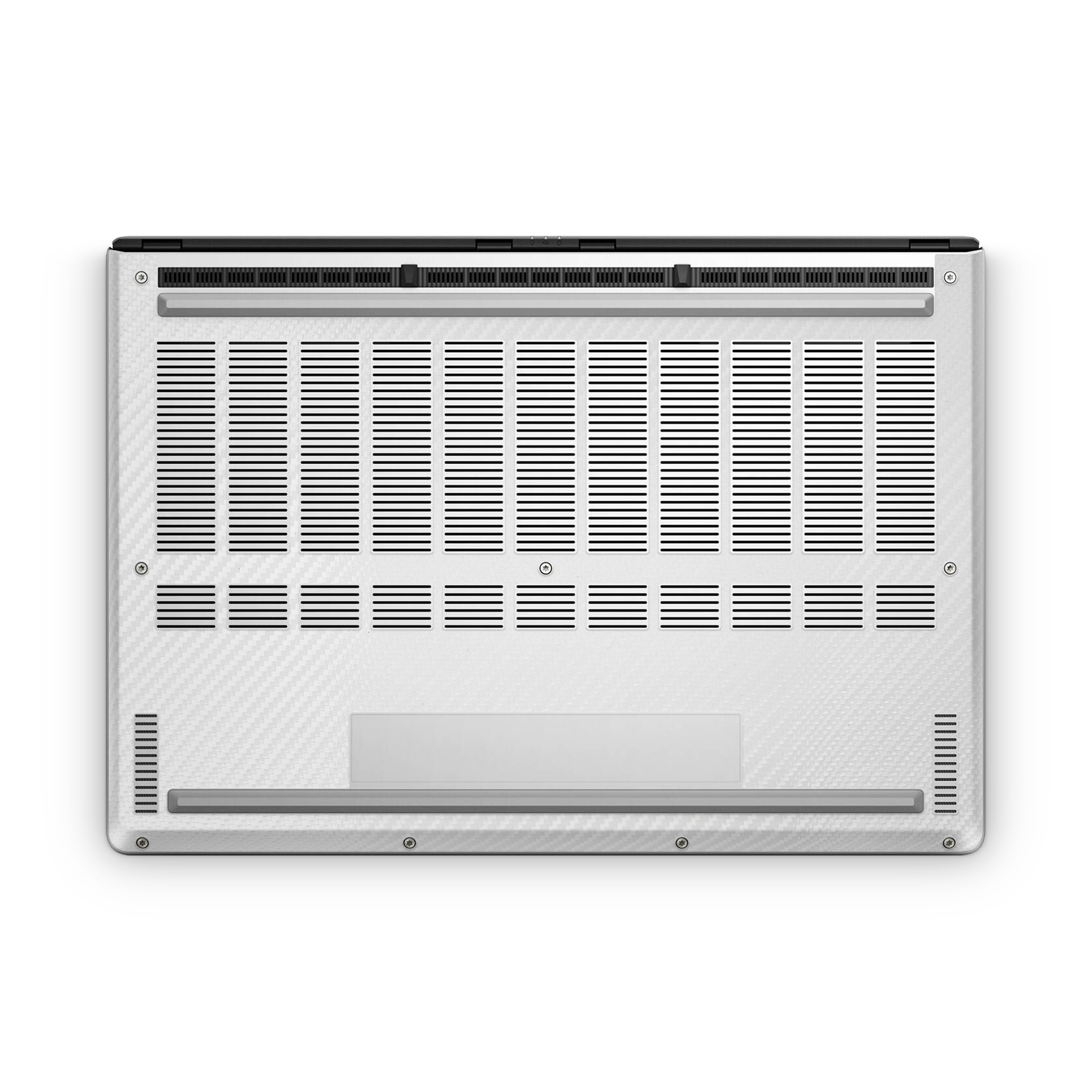 Asus Zephyrus G14 2024 Professional Bottom White Carbon Fiber Skin Wrap Cover