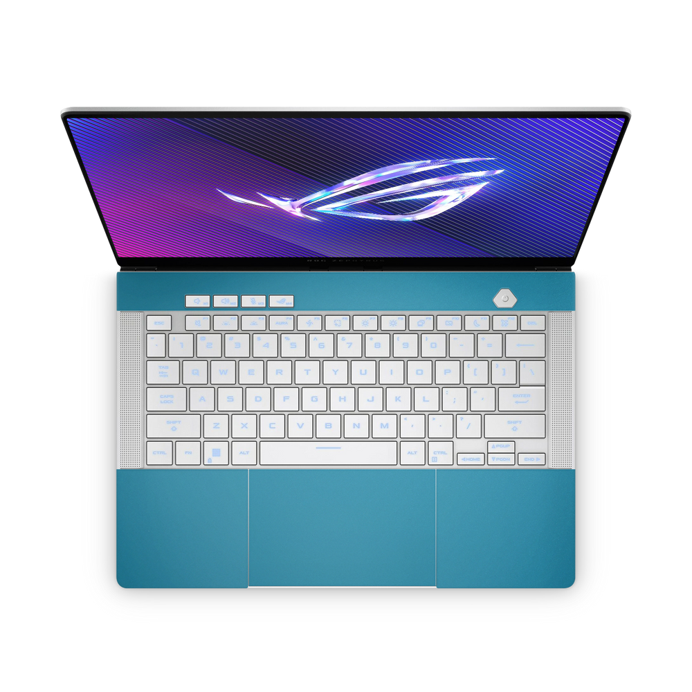 Asus Zephyrus G14 2024 Professional Interior Satin Ocean Shimmer Skin Wrap Cover
