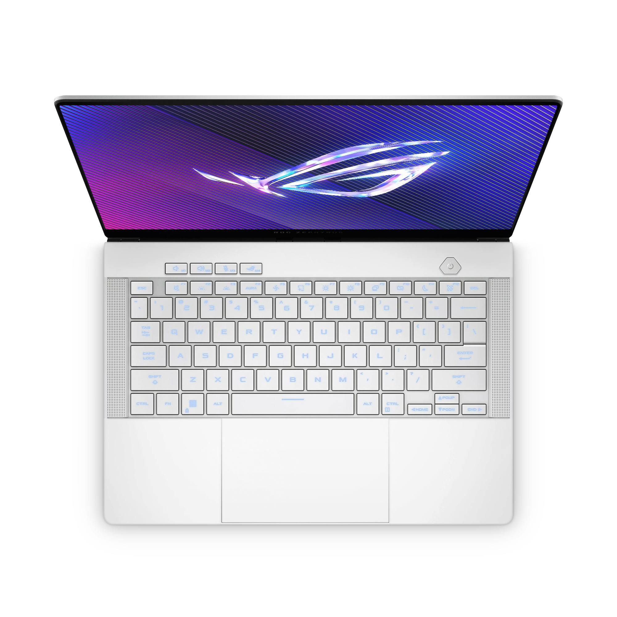 Asus Zephyrus G14 2024 Professional Interior Satin White Skin Wrap Cover