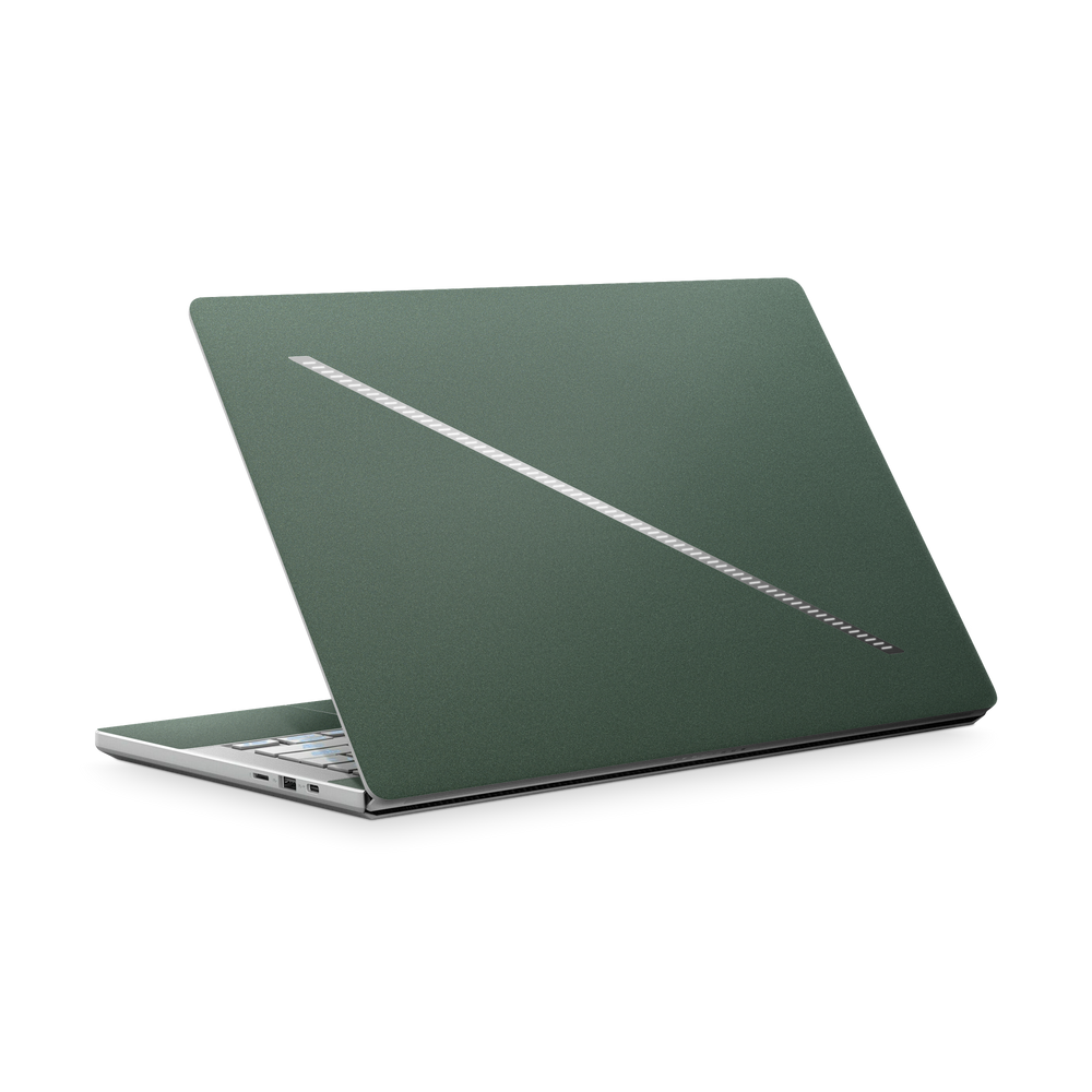 Asus Zephyrus G14 2024-2025 Professional Matte Green Metallic Skin Wrap Cover