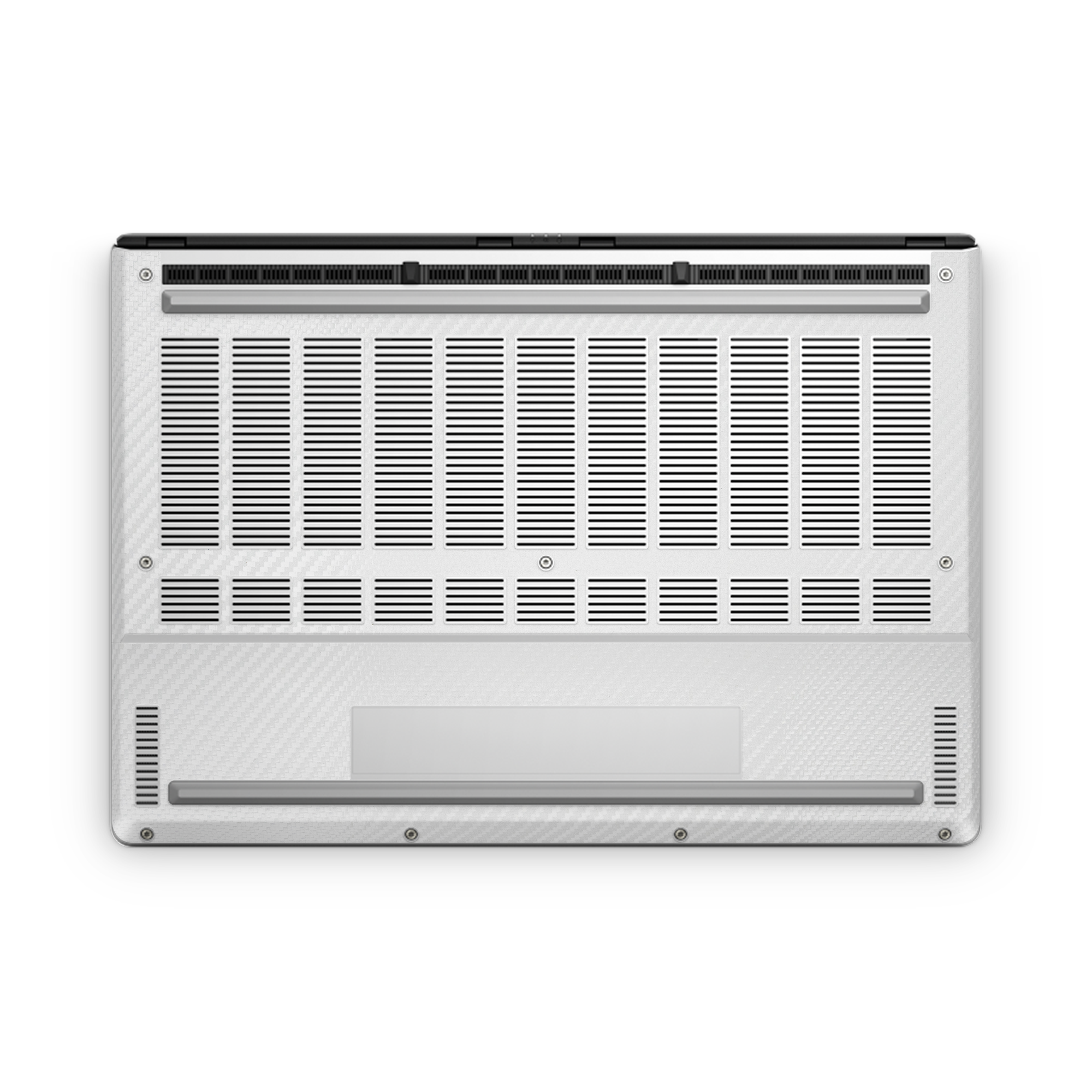 Asus Zephyrus G14 2025 Professional Bottom White Carbon Fiber Skin Wrap Cover