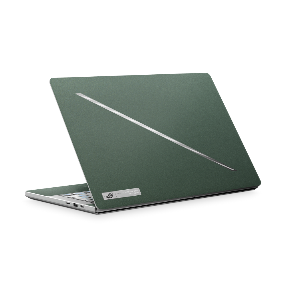 Asus Zephyrus G14 2025 Professional Matte Green Metallic Skin Wrap Cover