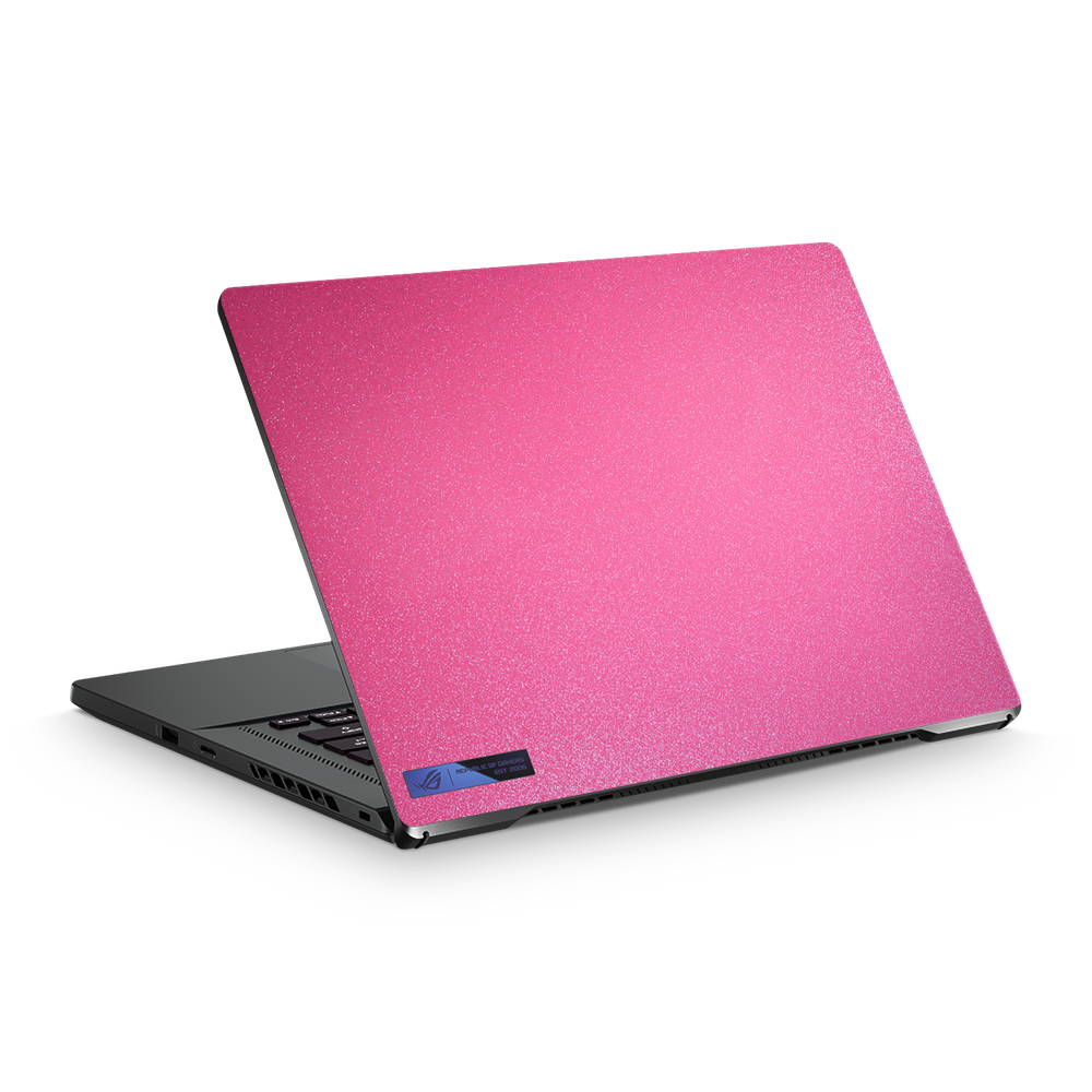 Asus Zephyrus G15 2022 Essentials Pink Glitterbomb Skin Wrap Cover