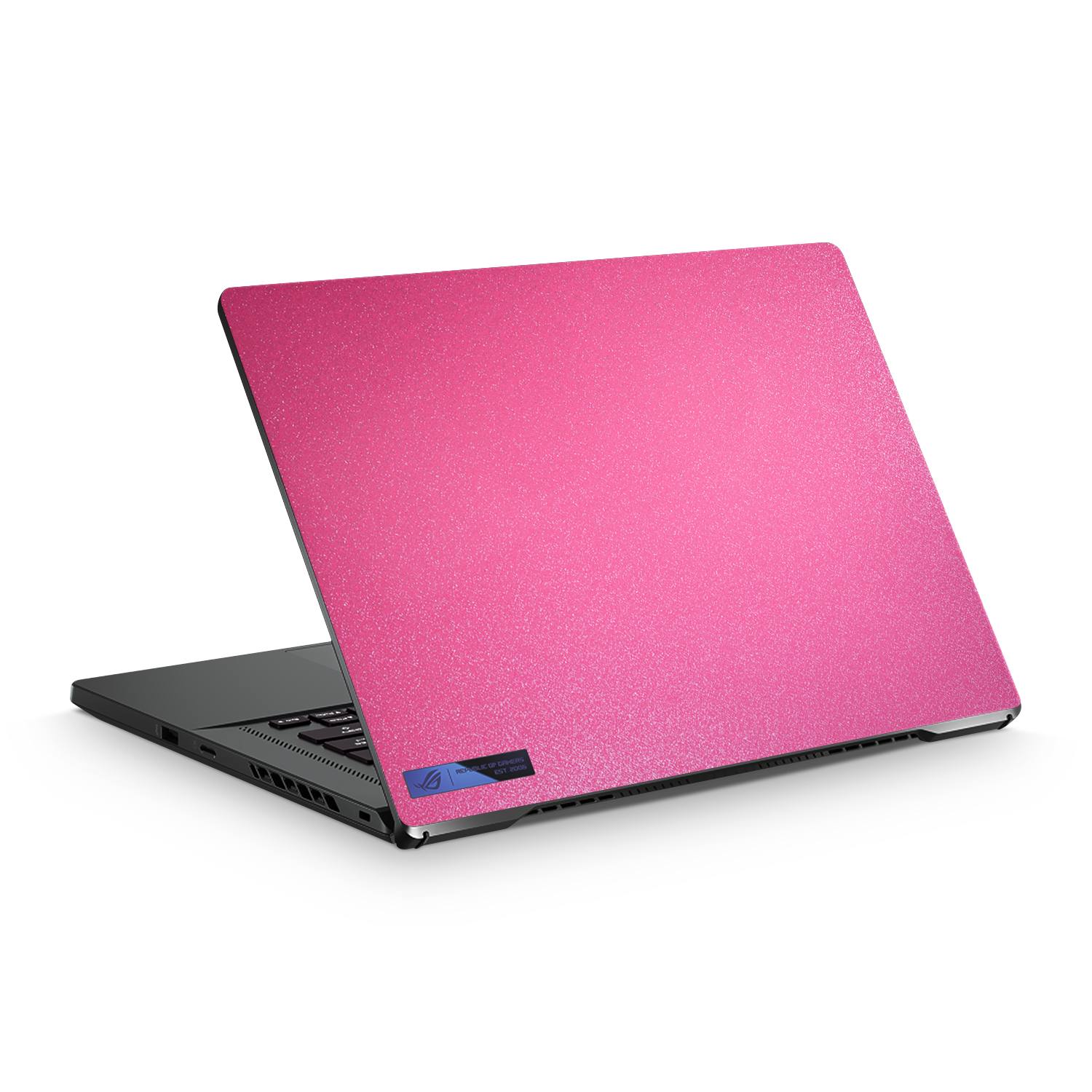 Asus Zephyrus G15 2022 Essentials Pink Glitterbomb Skin Wrap Cover
