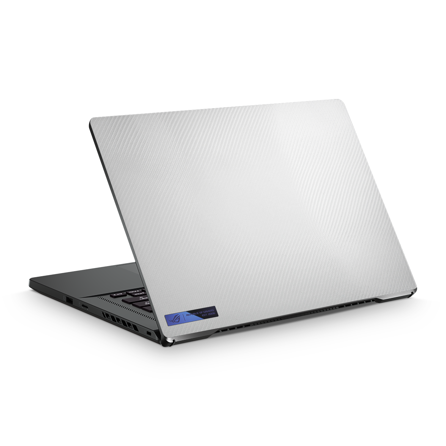 Asus Zephyrus G15 2022 Essentials White Carbon Fiber Skin Wrap Cover
