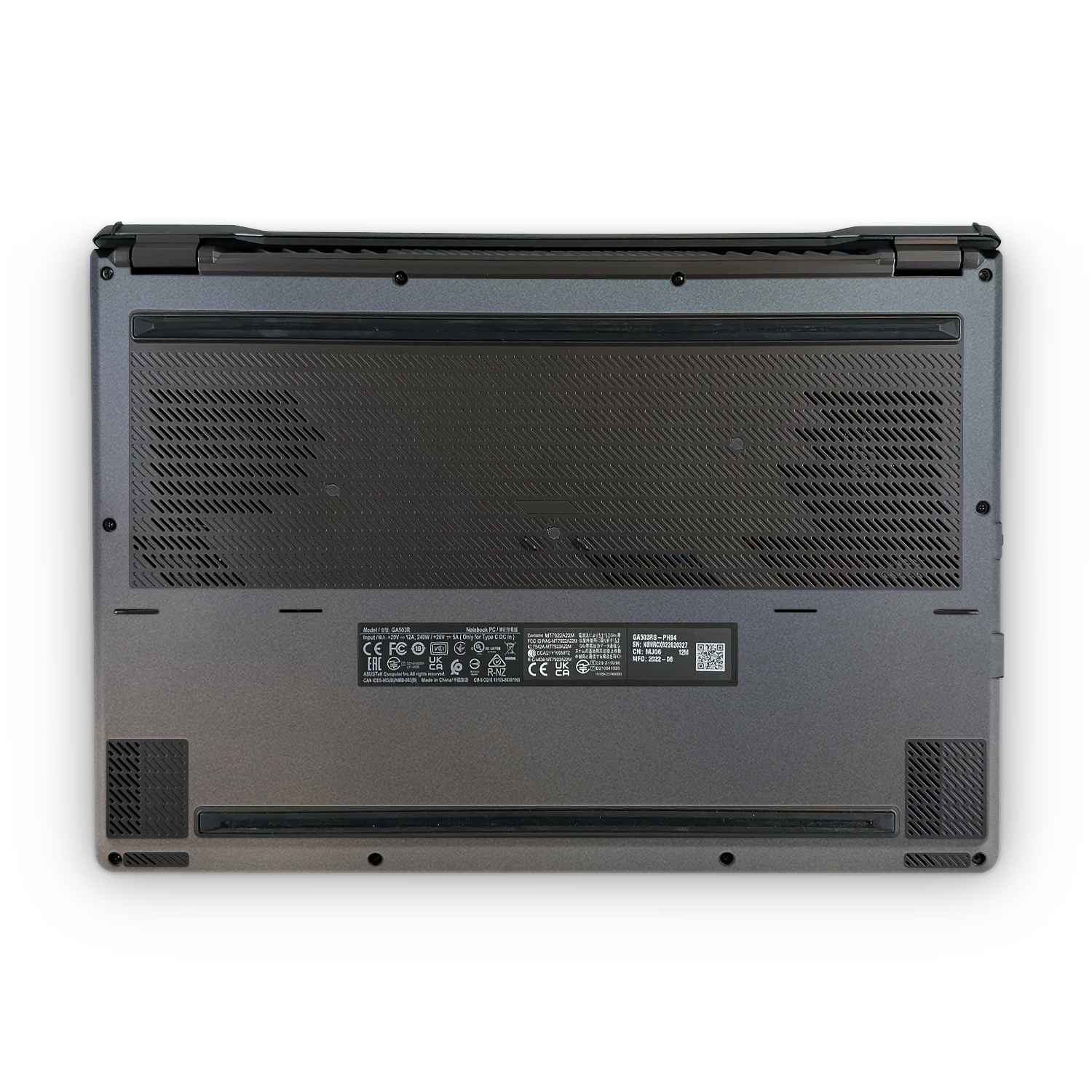 Asus Zephyrus G15 2022 Professional Bottom Prism Skin Wrap Cover