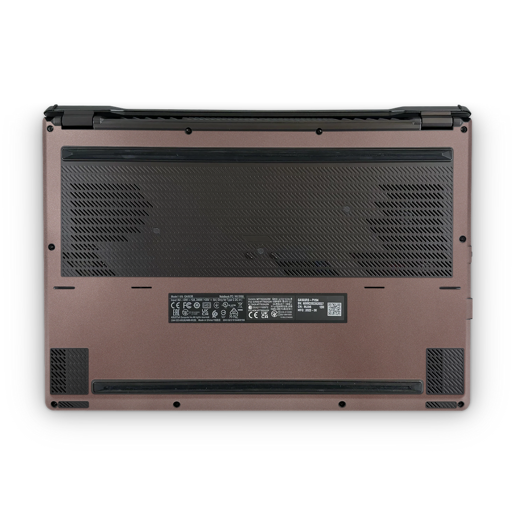 Asus Zephyrus G15 2022 Professional Bottom Satin Frozen Berry Skin Wrap Cover