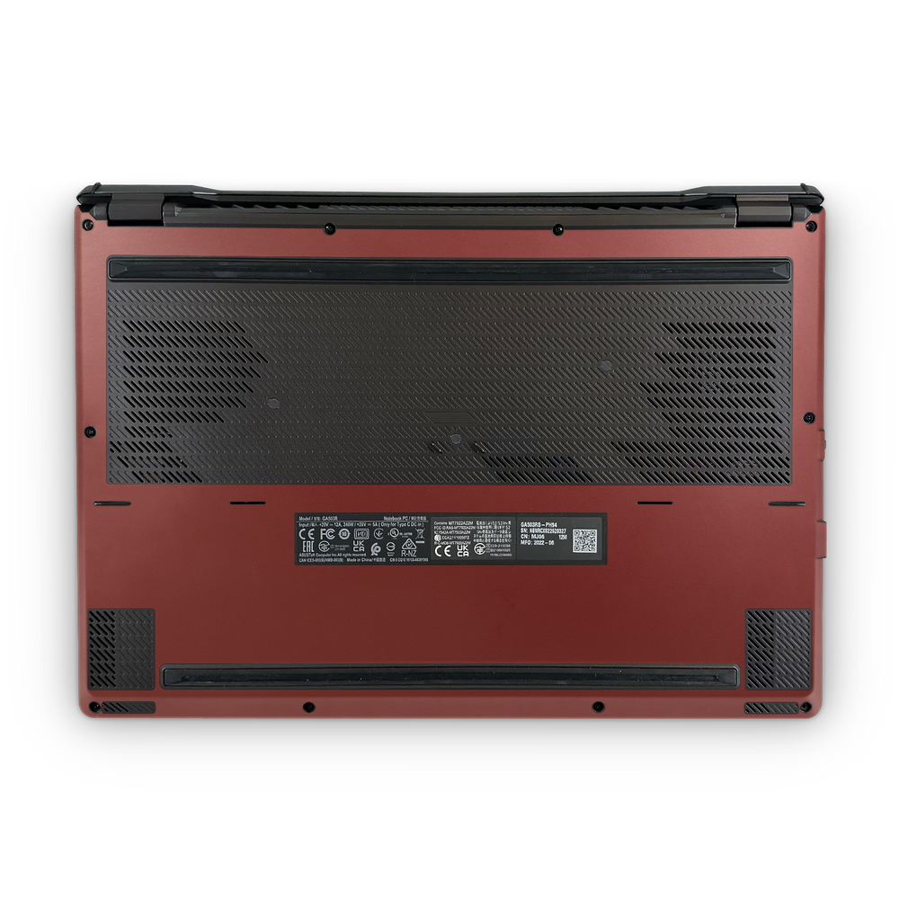 Asus Zephyrus G15 / M16 2021-2022 Professional Bottom Vampire Red Skin Wrap Cover