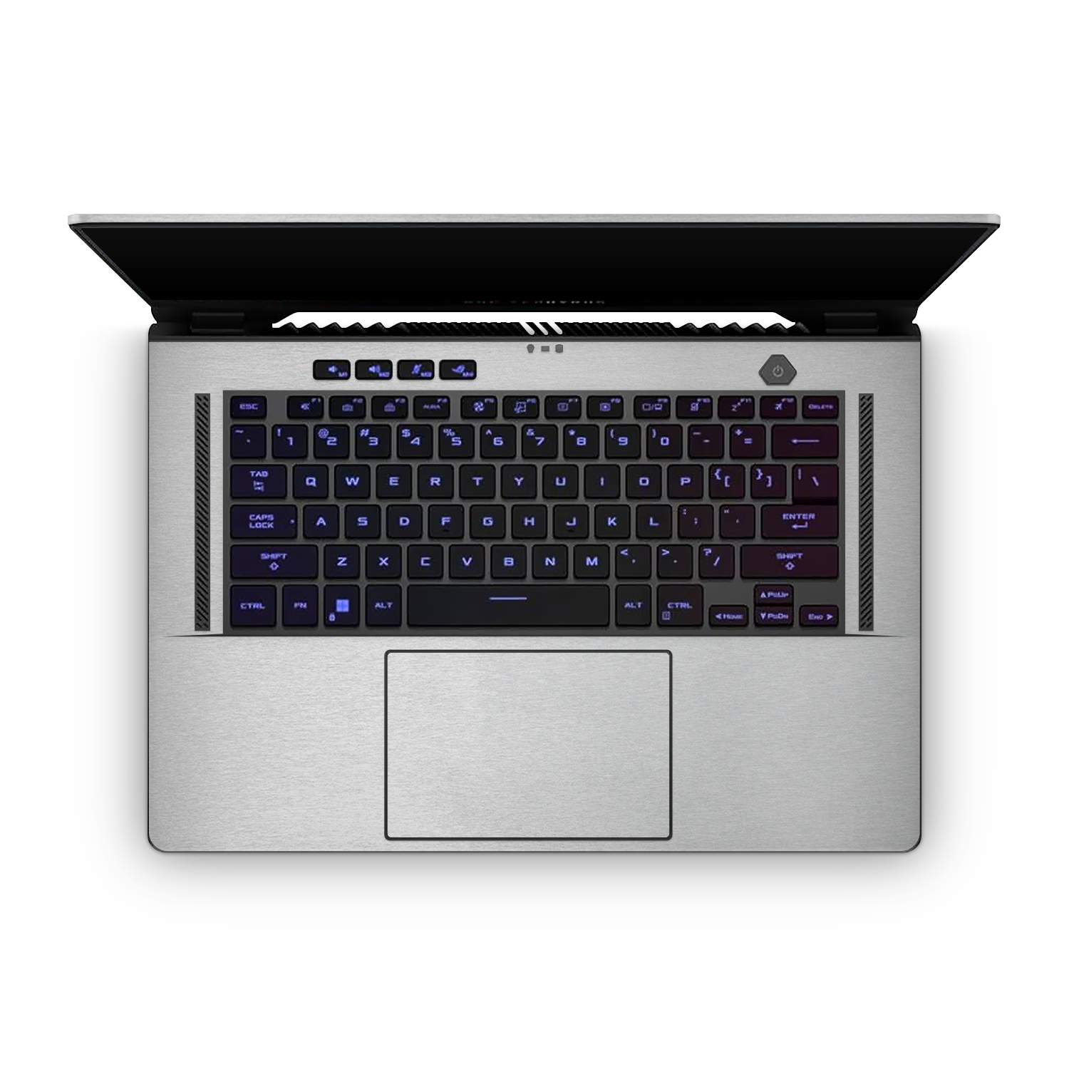 Asus Zephyrus G15 2022 Professional Interior Brushed Aluminum Skin Wrap Cover