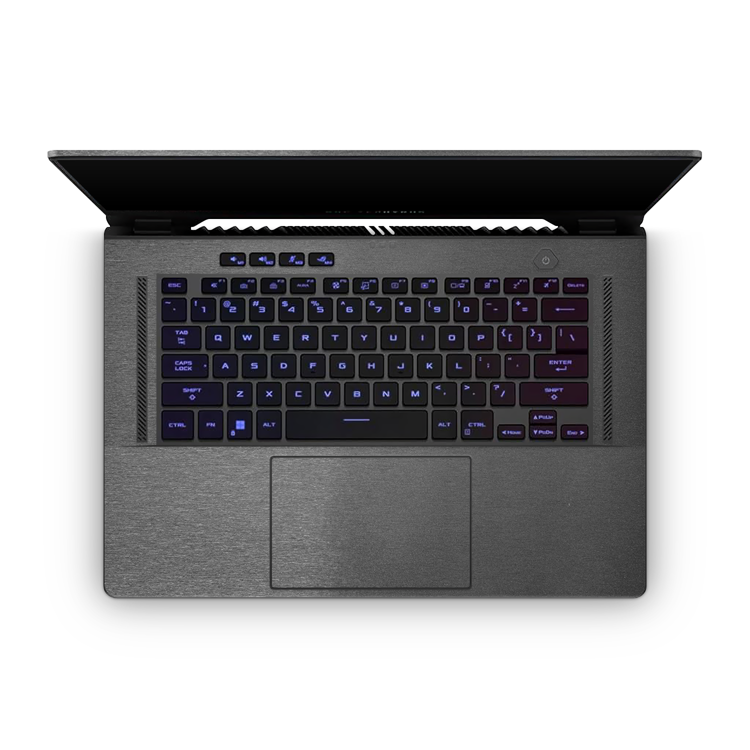 Asus Zephyrus G15 2022 Professional Interior Brushed Black Skin Wrap Cover