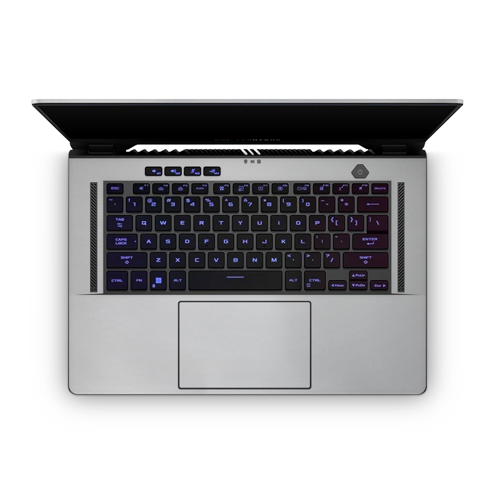 Asus Zephyrus G15 2022 Professional Interior Satin Aluminum Skin Wrap Cover