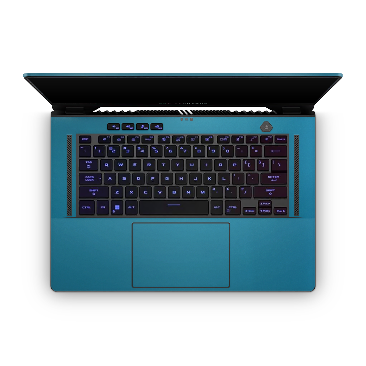 Asus Zephyrus G15 2022 Professional Interior Satin Ocean Shimmer Skin Wrap Cover