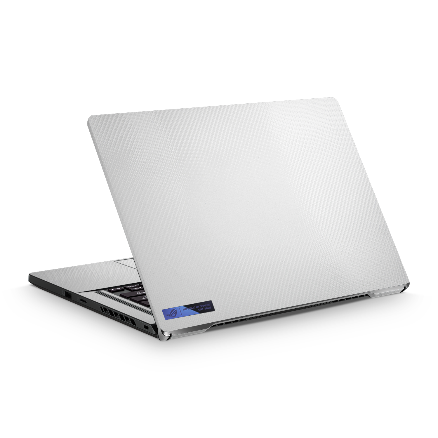 Asus Zephyrus G15 2022 Professional White Carbon Fiber Skin Wrap Cover