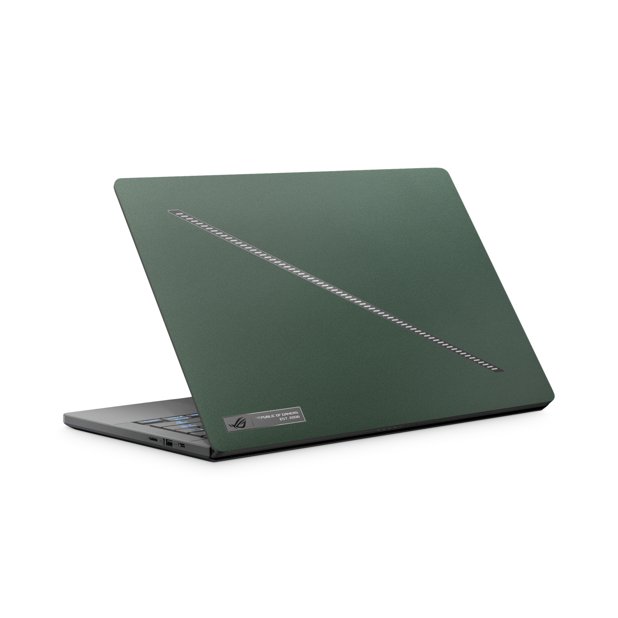 Asus Zephyrus G16 2024-2025 Essentials Matte Green Metallic Skin Wrap Cover