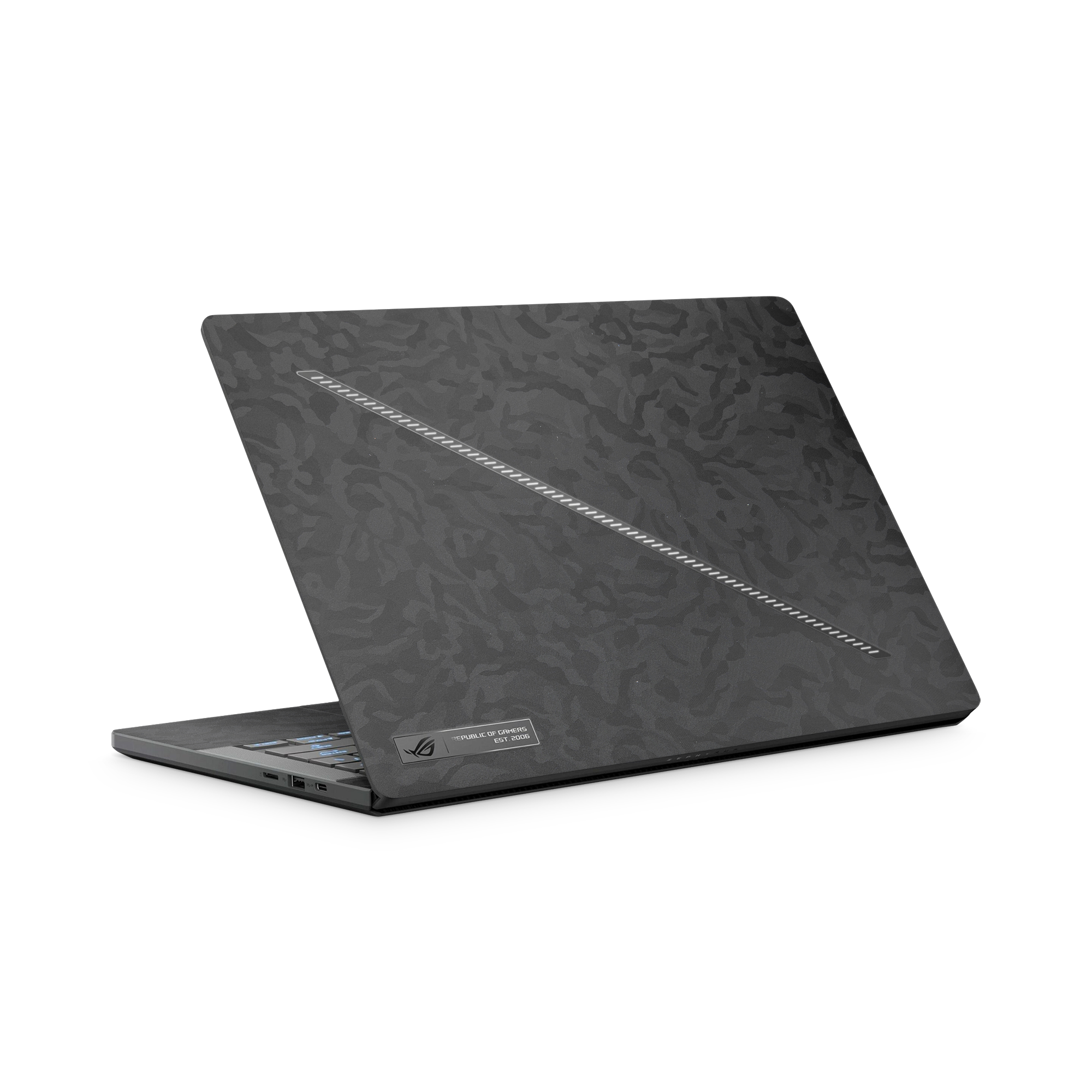 Asus Zephyrus G16 2025 Professional Black Camo Skin Wrap Cover
