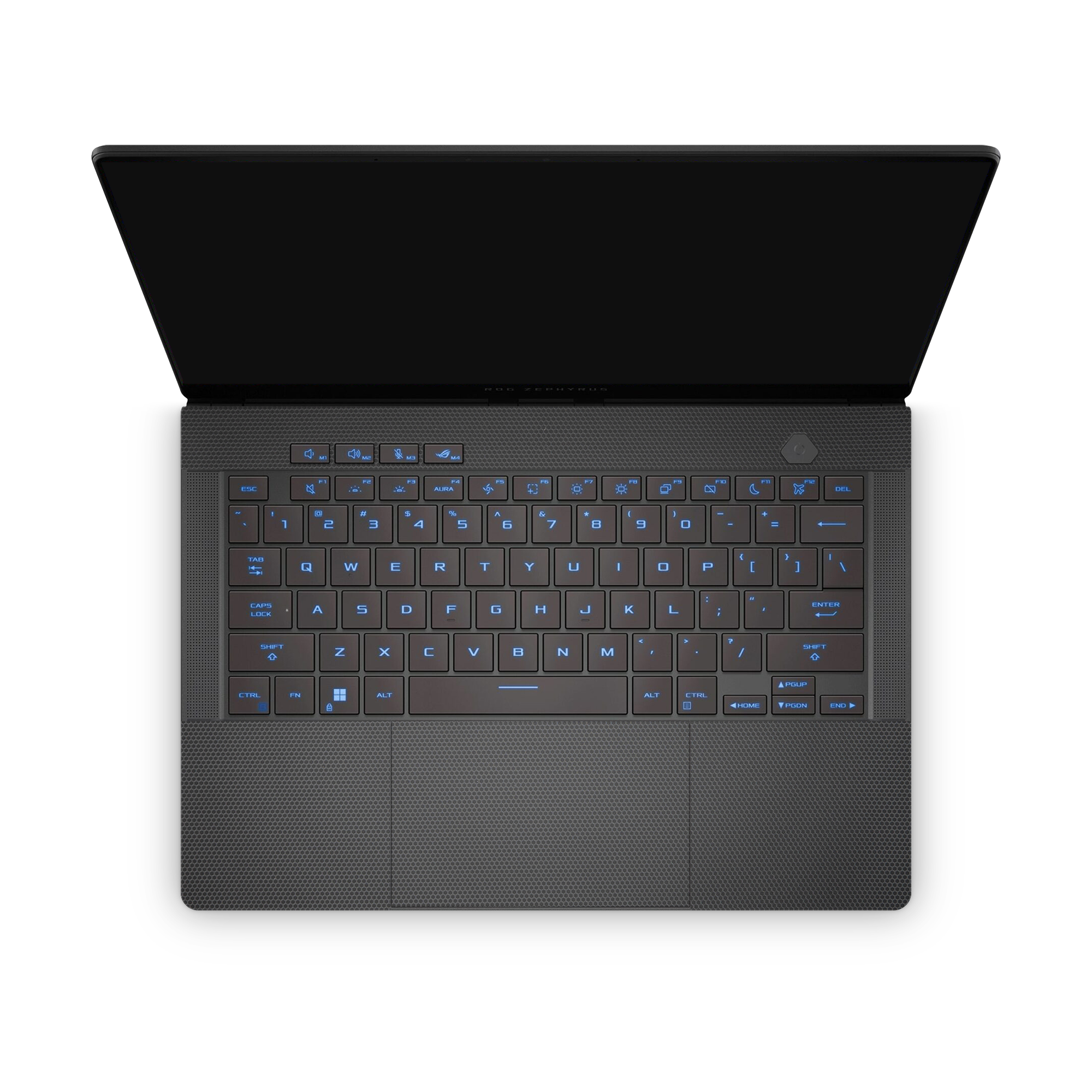 Asus Zephyrus G16 2025 Professional Interior Black Matrix Skin Wrap Cover