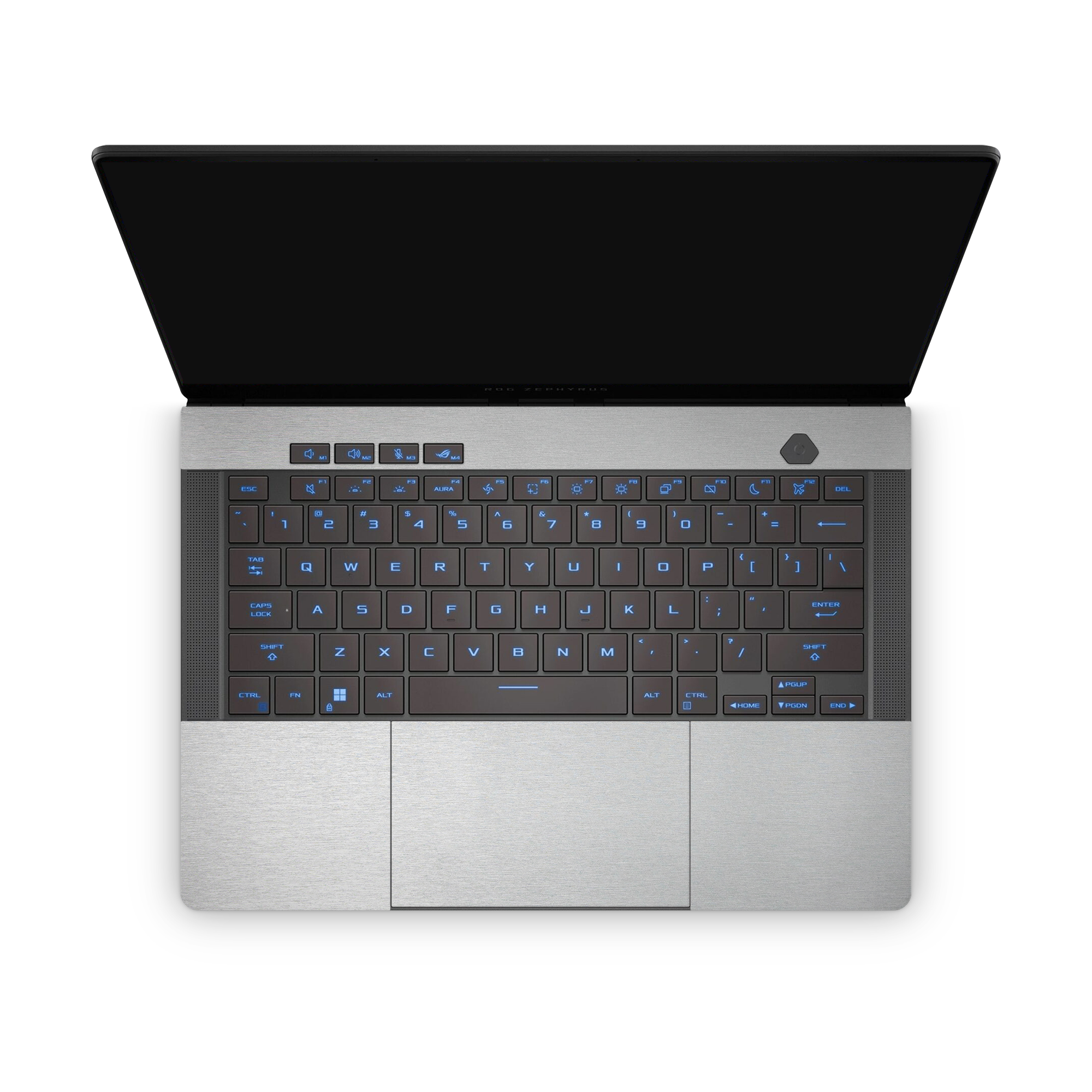 Asus Zephyrus G16 2025 Professional Interior Brushed Aluminum Skin Wrap Cover