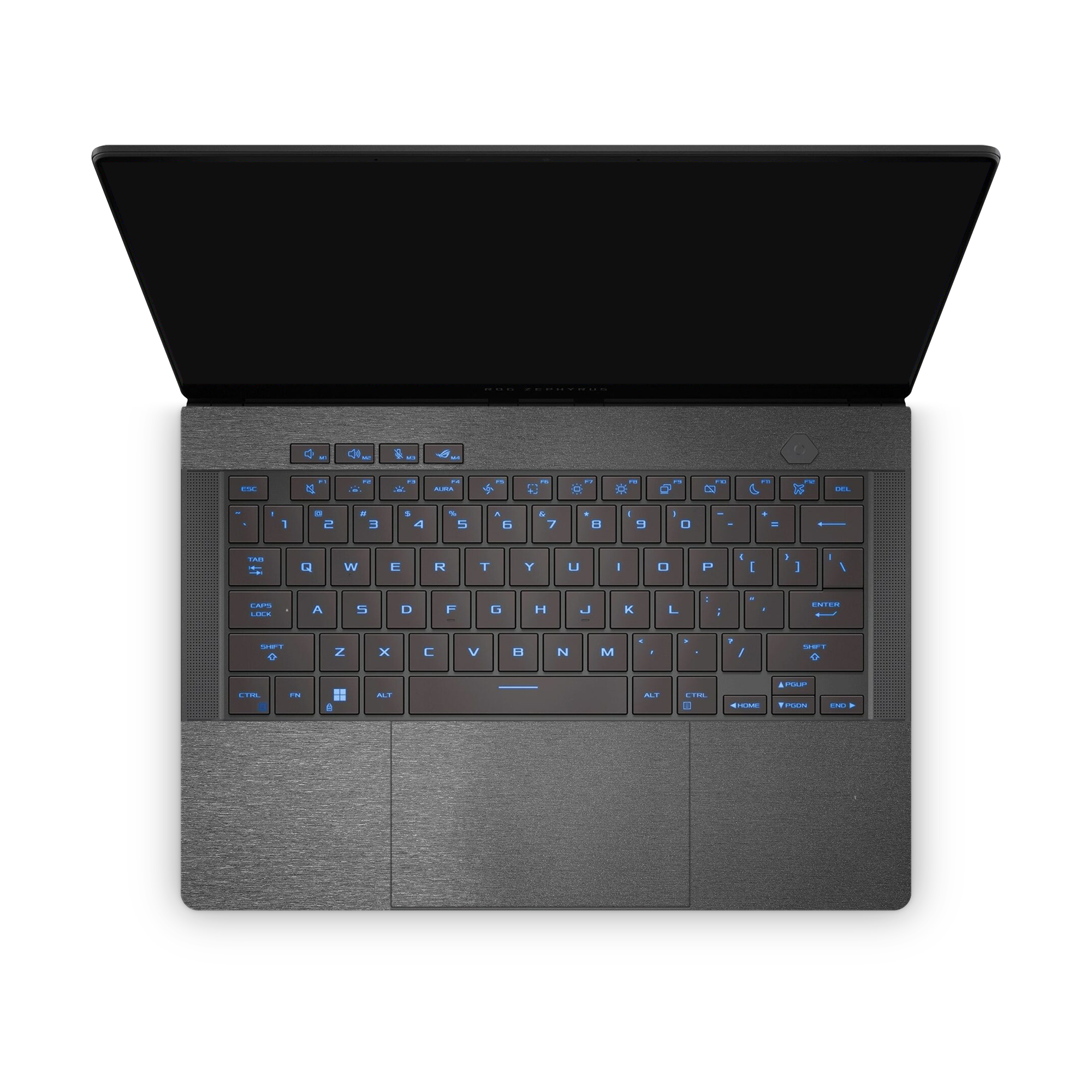 Asus Zephyrus G16 2025 Professional Interior Brushed Black Skin Wrap Cover