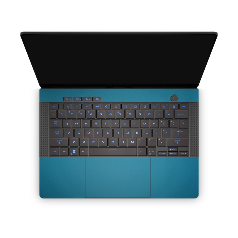 Asus Zephyrus G16 2025 Professional Interior Satin Ocean Shimmer Skin Wrap Cover