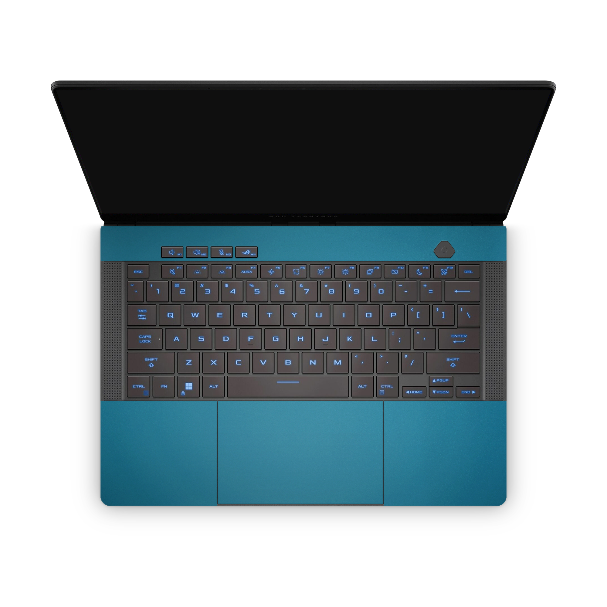 Asus Zephyrus G16 2025 Professional Interior Satin Ocean Shimmer Skin Wrap Cover